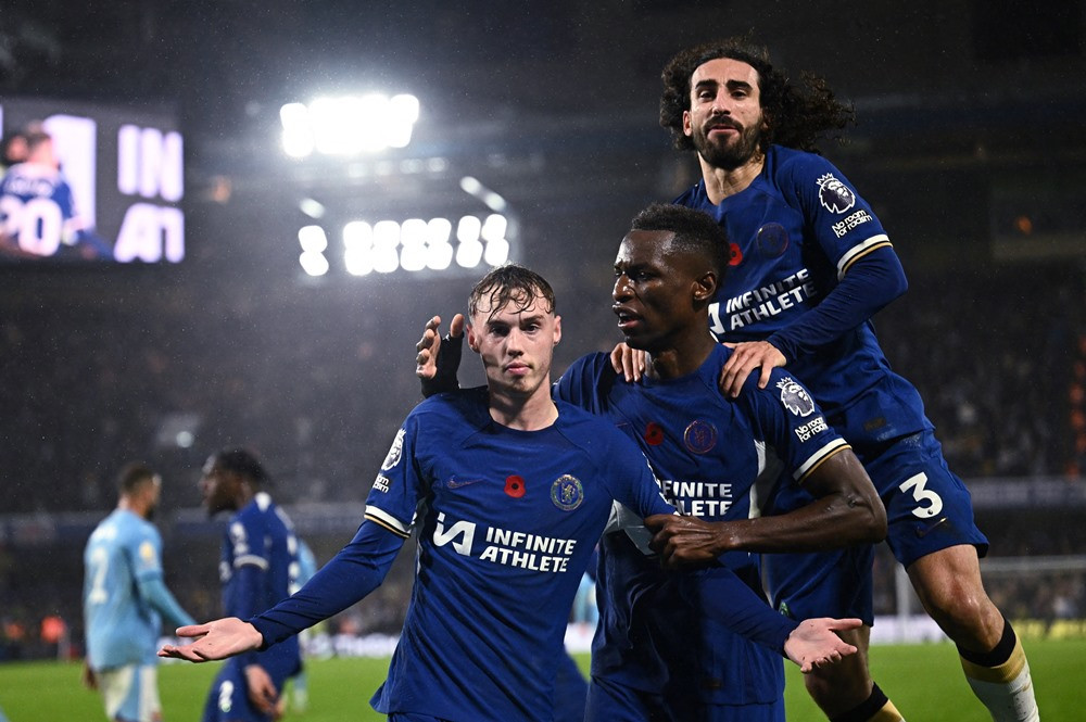 Kết quả bóng đá Chelsea 4-4 Man City - Vòng 12 Ngoại hạng Anh 2023/24