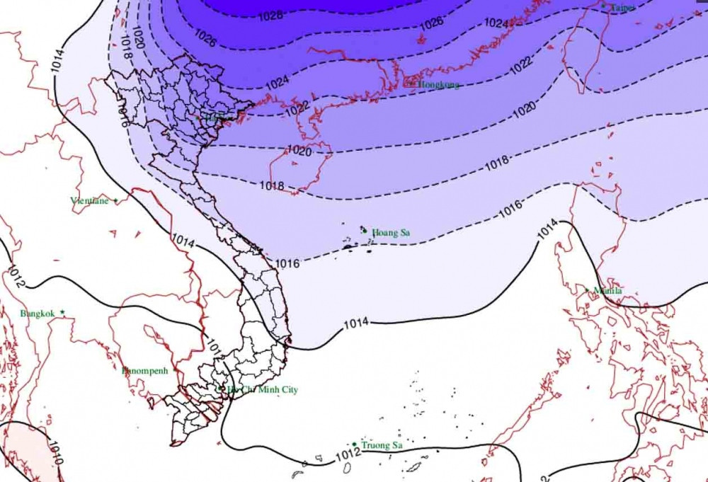 strong cold grips northern vietnam, heavy rain spreads across localities picture 1