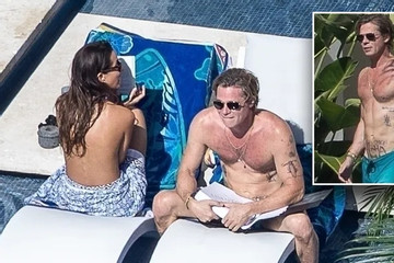Tài tử Brad Pitt đang cực hạnh phúc bên bạn gái kém 27 tuổi