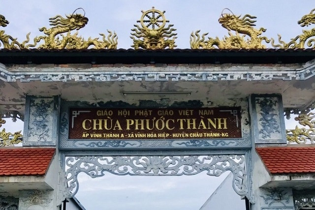 Chùa Phước Thành - chốn bình yên bên rạch Tà Niên Kiên Giang