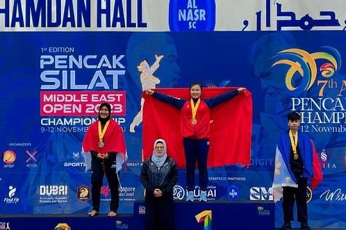 Gold medal haul for Vietnam at Asian Pencak Silat Championship