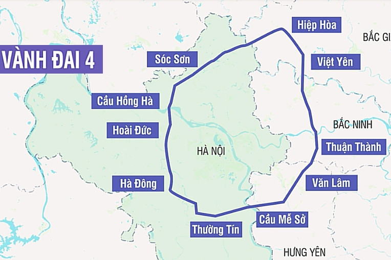 Hà Nội đề xuất thu phí đường vành đai 4 cao nhất 7.220 đồng mỗi km