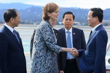 Chủ tịch nước Võ Văn Thưởng và phu nhân đến San Francisco, bắt đầu tham dự APEC