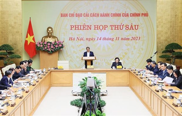 PM chairs sixth meeting of Steering Committee for Administrative Reform hinh anh 1