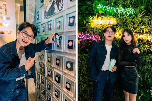 Giới trẻ Hà thành ‘bùng nổ’ đa sắc màu thời trang tại Galaxy Flip Studio
