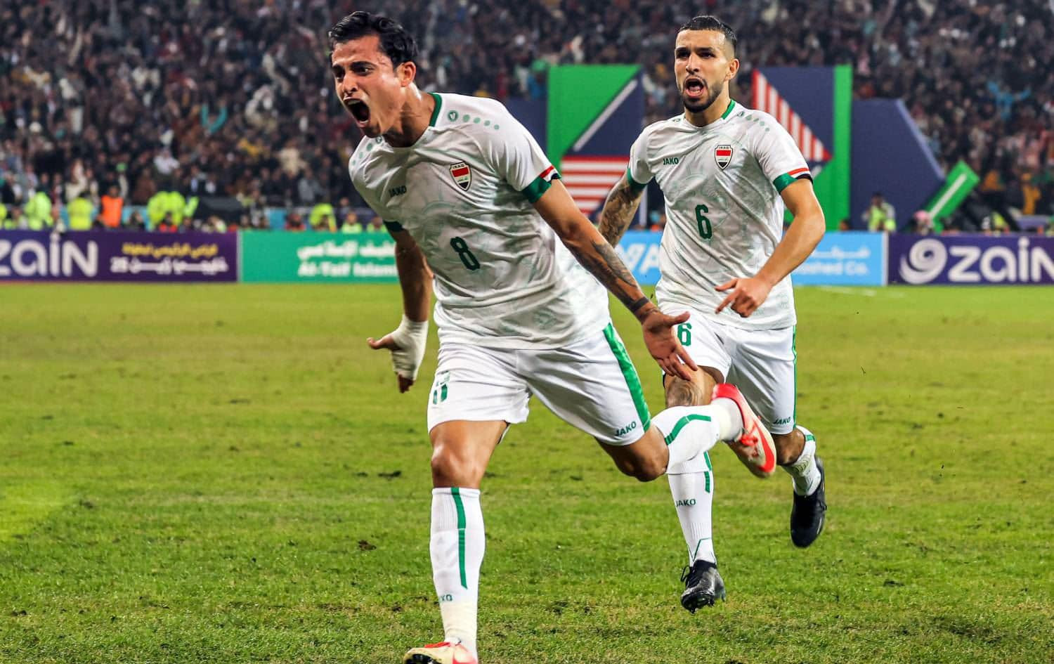 Kết trái ngược soccer Iraq 5-1 Indonesia - Vòng loại World Cup 2026