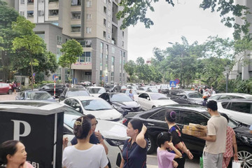 Loạt ô tô bị khoá bánh ở chung cư Hà Nội, trúng đất đấu giá rồi 'chạy làng'