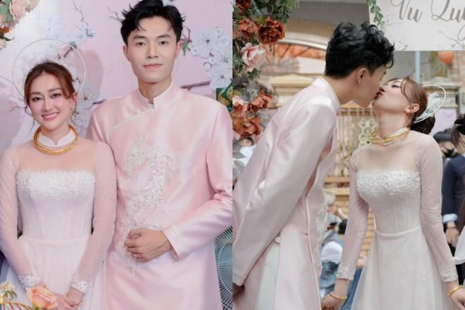 Diễn viên Phương Lan bật khóc trong lễ ăn hỏi với bạn trai kém tuổi