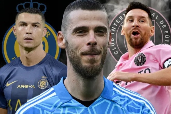 De Gea từ chối tái ngộ Ronaldo, sắp gia nhập Inter Miami với Messi