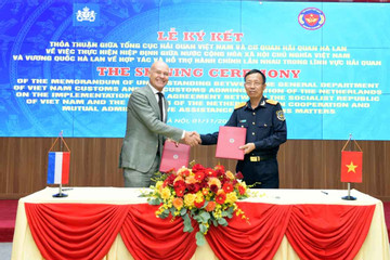 Ký Thỏa thuận thực hiện Hiệp định hợp tác và hỗ trợ hải quan Việt Nam - Hà Lan