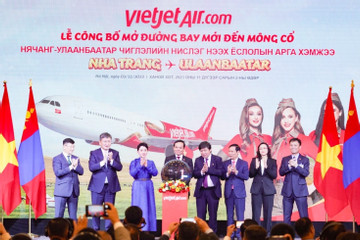 Vietjet công bố đường bay thẳng giữa Thủ đô Mông Cổ và Nha Trang