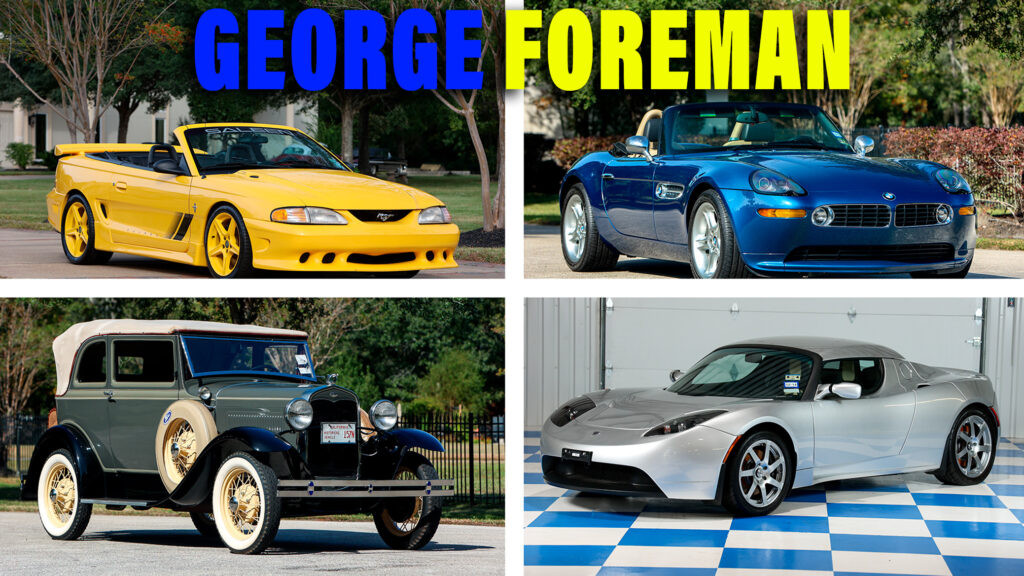  Boxing Legend George Foreman Selling 52 Of His Cars, Many Of Which Have Barely Been Driven