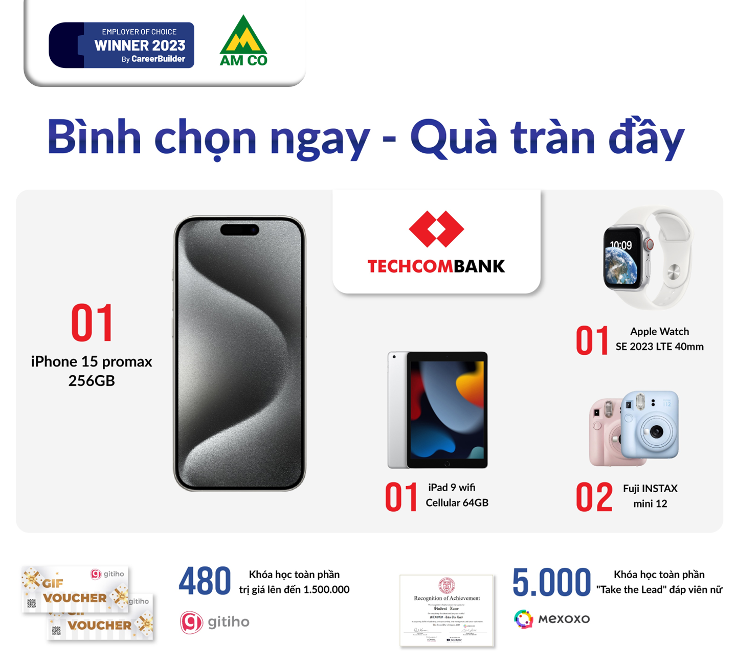 2 qua tang chuong trinh nha tuyen dung yeu thich 2023 careerbuilder.png