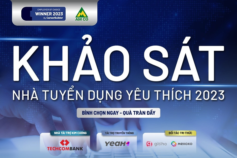 Hơn 310 doanh nghiệp tham gia khảo sát ‘Nhà tuyển dụng yêu thích 2023’