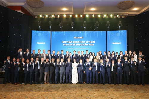 Silkroad Hanoi JSC tổ chức hội thảo khoa học kỹ thuật phụ gia bê tông năm 2023