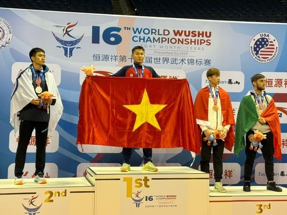 vietnamese fighters bring home five golds at world wushu champs picture 1