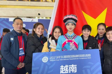 VN female sepak takraw players win gold at international tournament