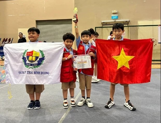 Can Tho students win Global Robotics Games 2023 championship hinh anh 1