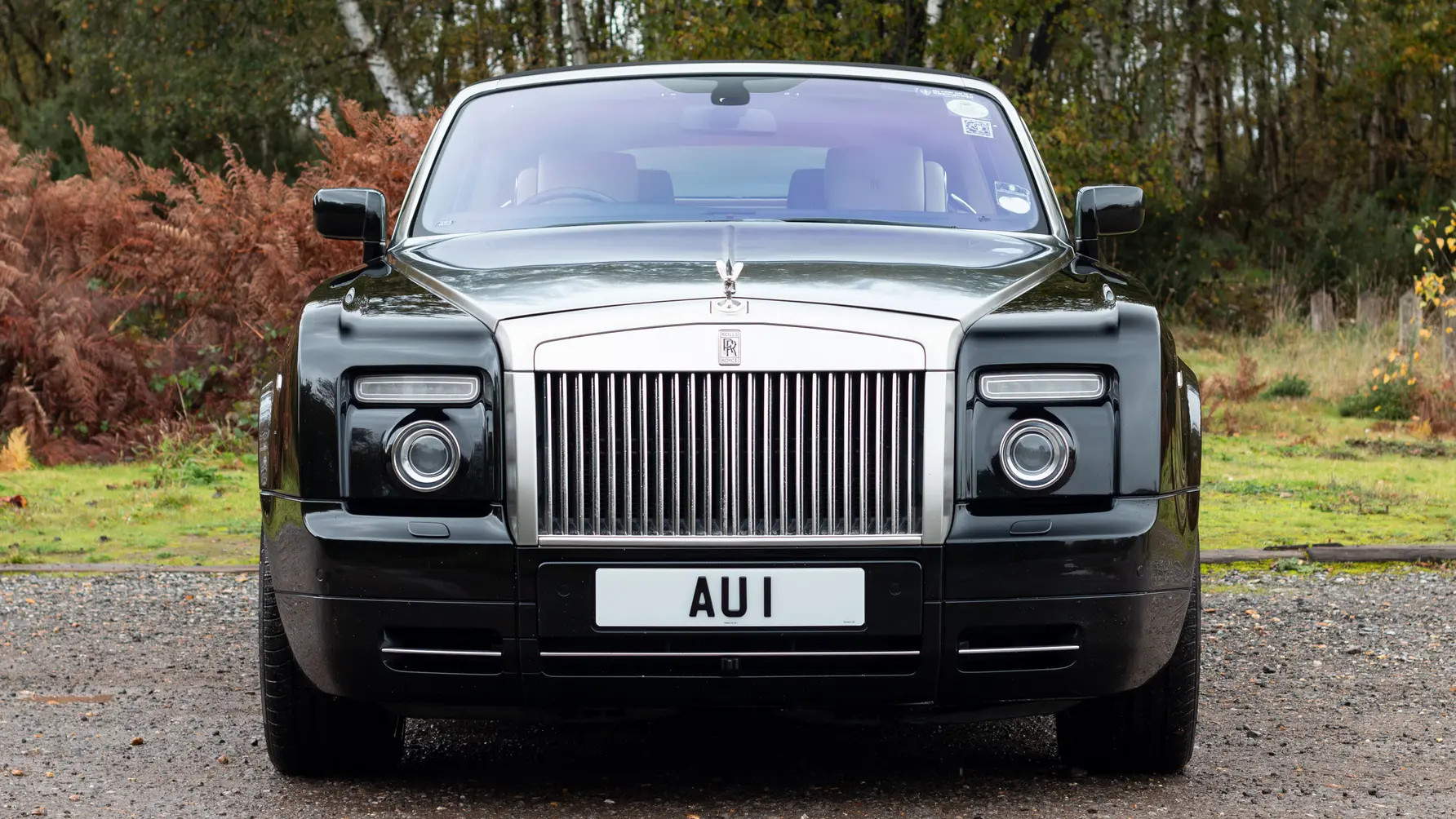 2 au 1 number plate for sale via primo registrations pictured on modern rolls roycejpg.webp