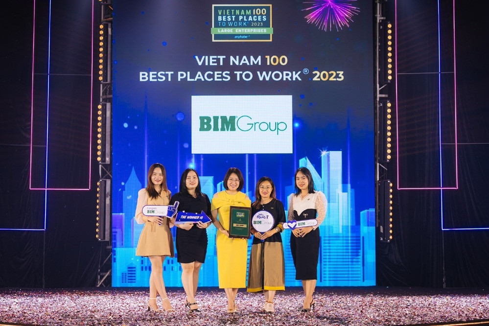 BIM Group vào Top 100 Nơi làm việc tốt nhất Việt Nam 2023