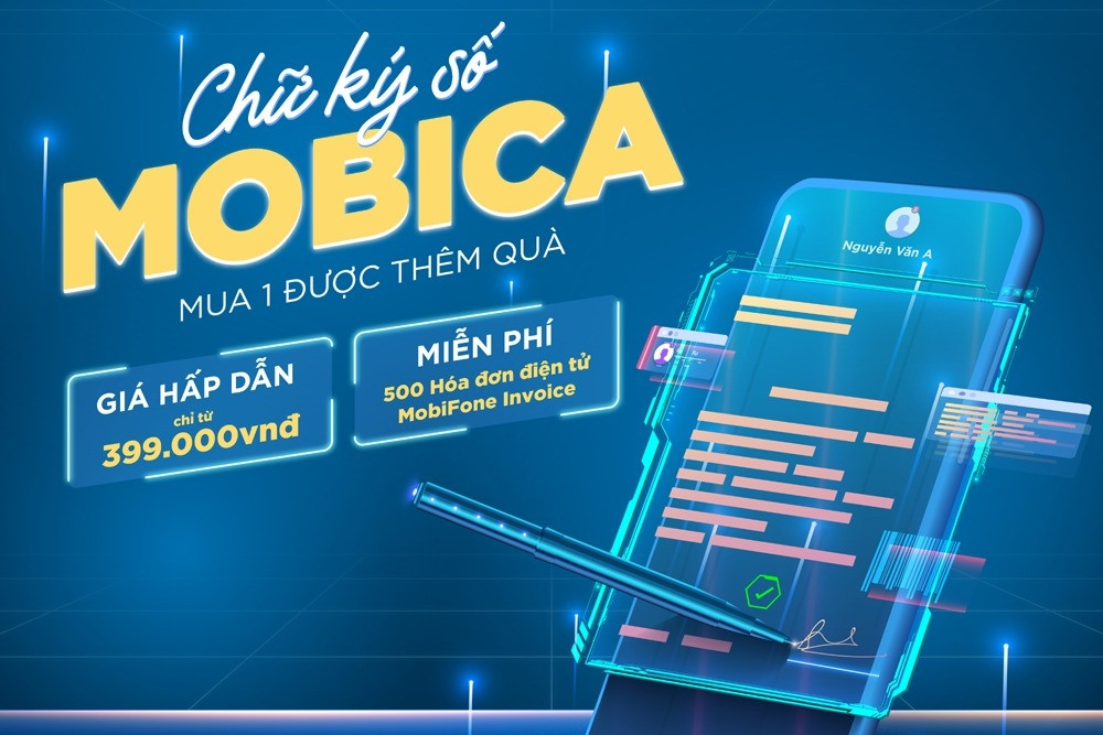 Chữ ký số MobiFone CA giúp doanh nghiệp giao dịch tiện lợi, tiết kiệm