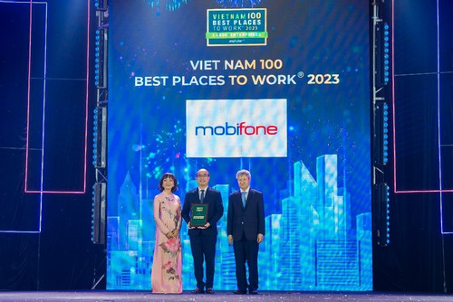 MobiFone vào Top 100 Nơi làm việc tốt nhất Việt Nam năm 2023
