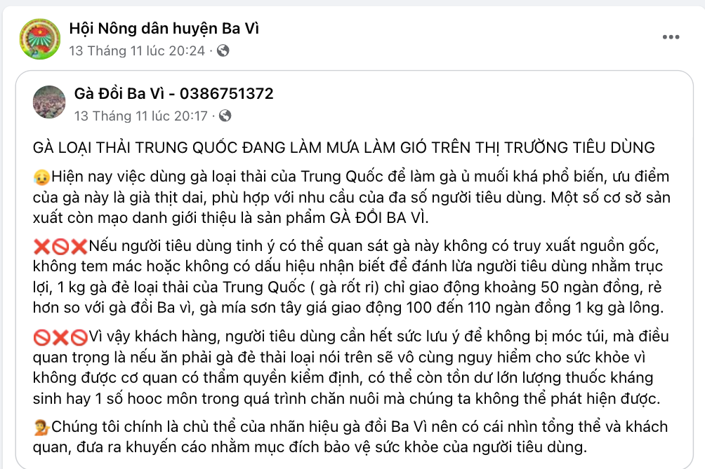 Hội Nông dân huyện Ba Vì hỗ trợ hội viên bán nông sản qua mạng