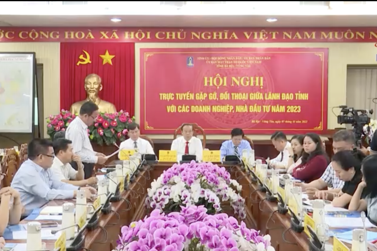 Lãnh đạo tỉnh Bà Rịa- Vũng Tàu đối thoại với doanh nghiệp, nhà đầu tư