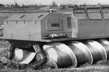 Cỗ xe kỳ dị di chuyển bằng trục vít, chuyên giải cứu phi hành gia của Liên Xô