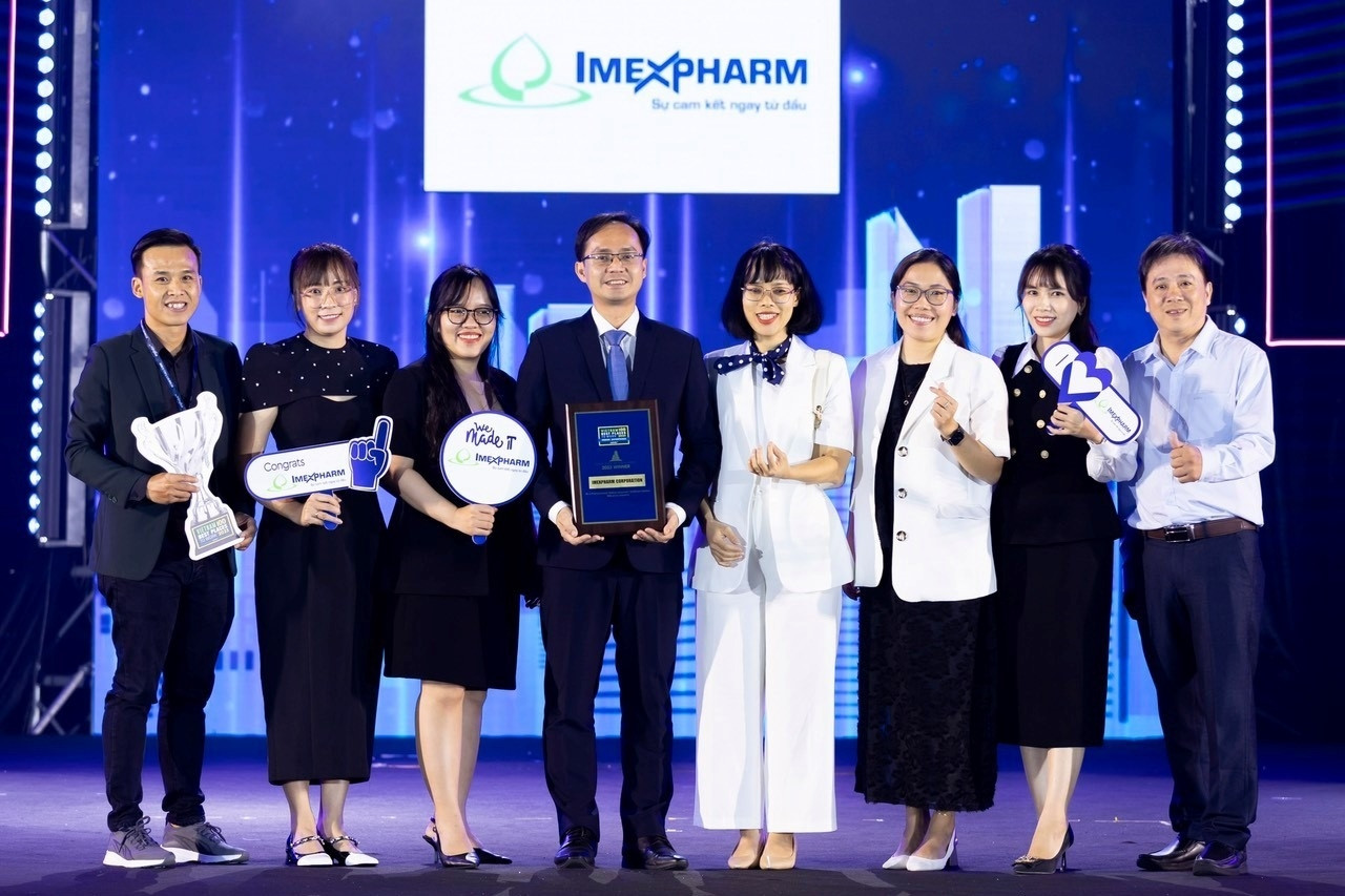 Imexpharm - Top 5 DN ngành y tế có môi trường làm việc tốt nhất Việt Nam