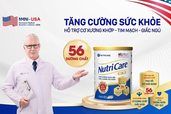 Viện Dinh dưỡng Y học Nutricare Hoa Kỳ ra mắt sản phẩm Nutricare Gold mới