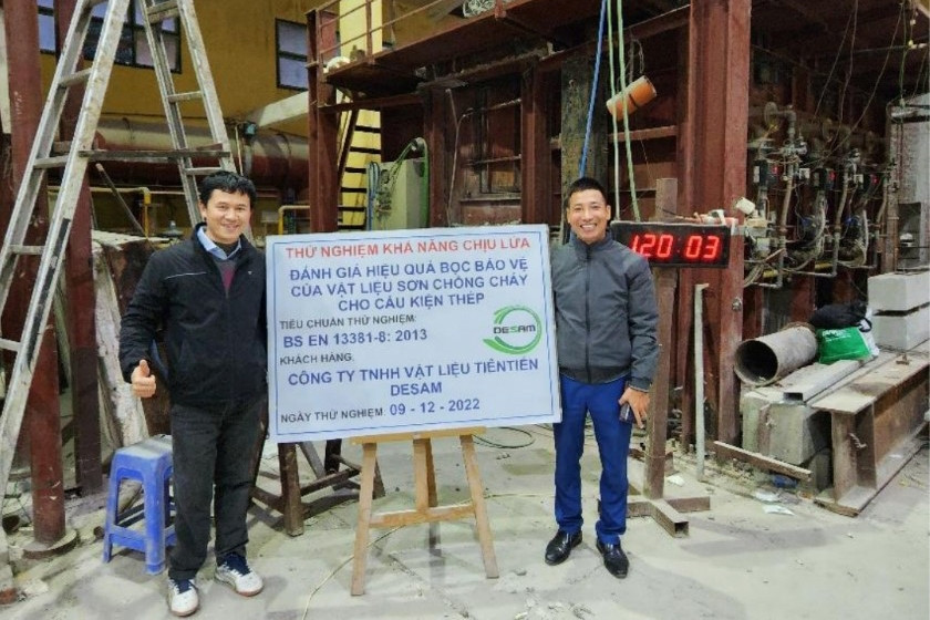 Các nhà khoa học Việt Nam làm chủ công nghệ sơn chống cháy