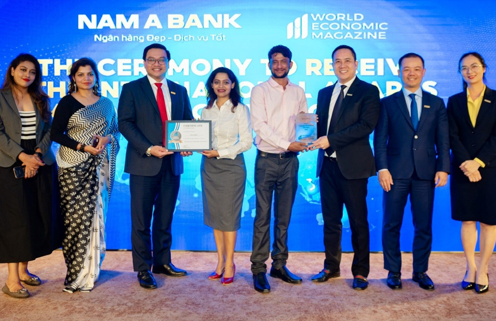 Nam A Bank nhận ‘cú đúp’ giải thưởng quốc tế