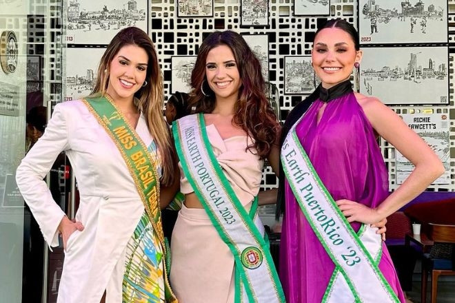 Thí sinh Miss Earth 2023 rực rỡ nhập cuộc, Lan Anh diện áo dài trắng