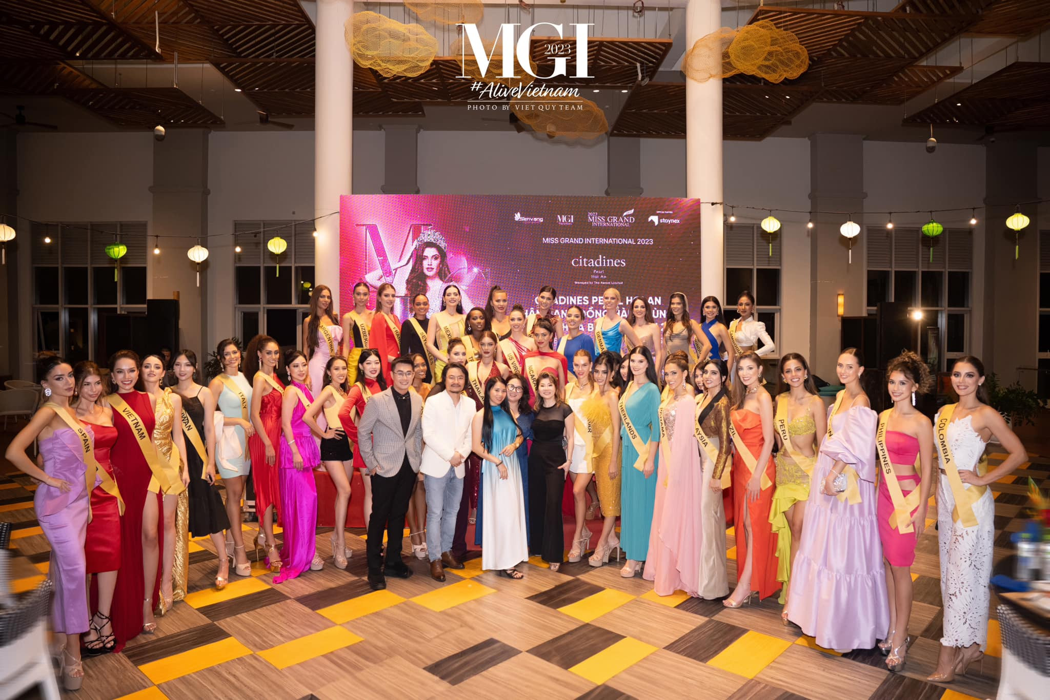  BTC và các thí sinh Miss Grand International 2023 tại Citadines Pearl Hoi An