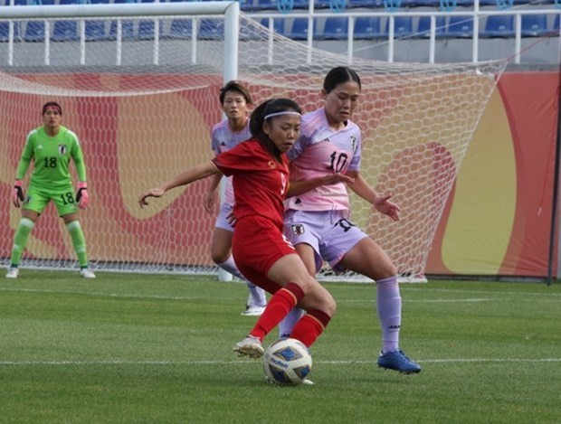 Olympics 2024: Vietnamese women lose to Japan, end hopes for final round of qualifying hinh anh 1
