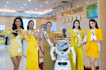 Thí sinh Miss Cosmo Vietnam trải nghiệm tiện ích vượt trội tại Nam A Bank