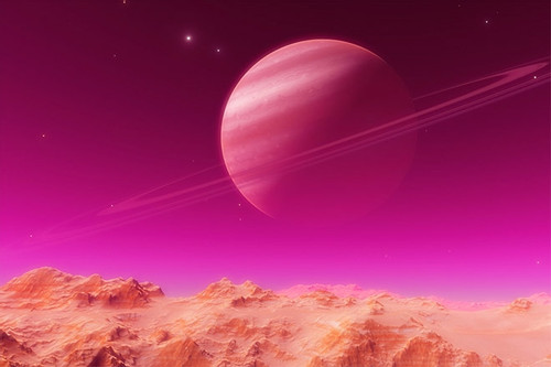 Bí ẩn hành tinh tự phát sáng, có màu hồng quyến rũ như viên kẹo khổng lồ