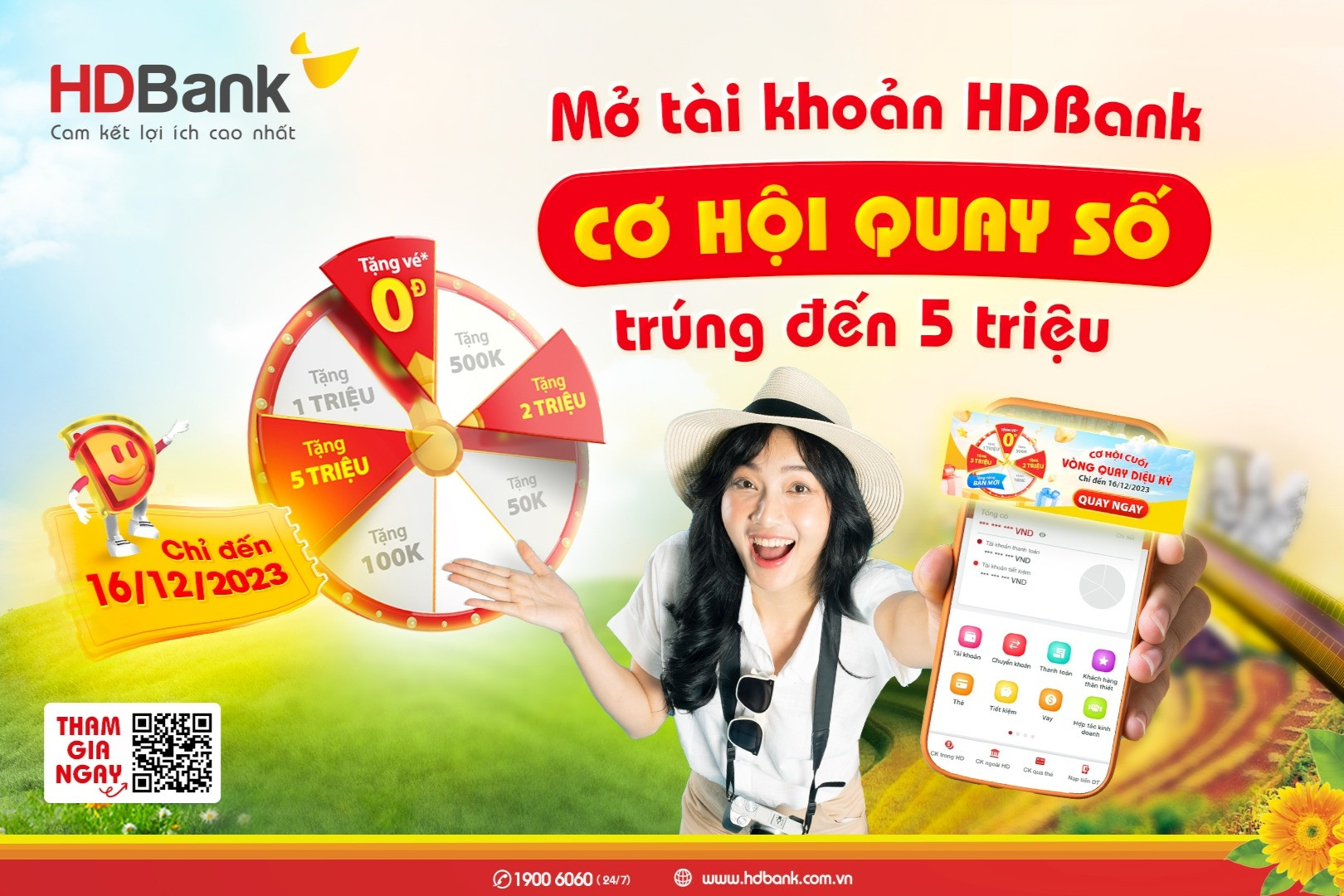 Mở tài khoản HDBank, săn cơ hội nhận hoàn tiền cùng ưu đãi kép