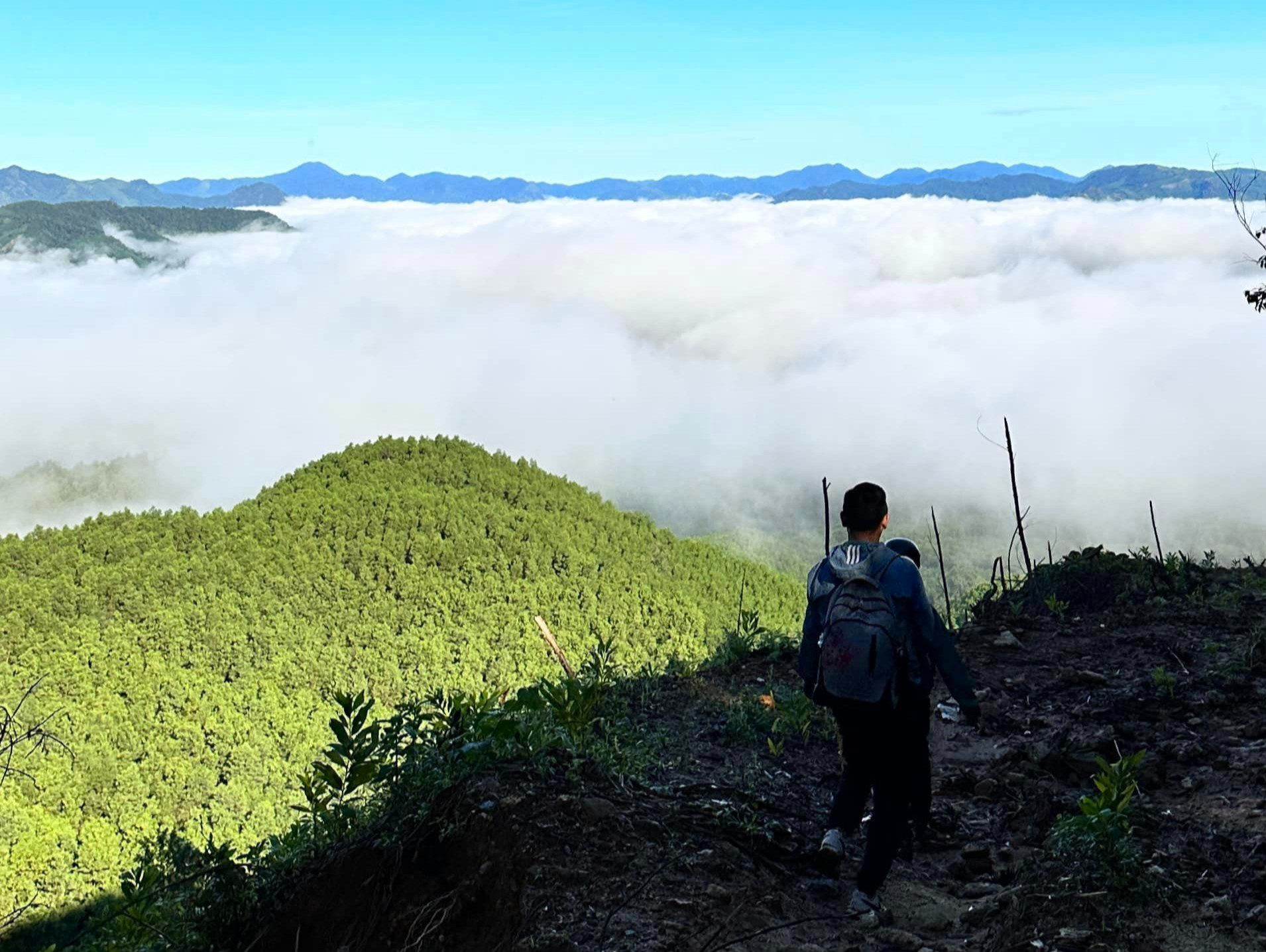 Thảo nguyên ‘trên mây’ ấn tượng ở Quảng Ngãi, khách săn mây đẹp chẳng kém Tà Xùa - 7