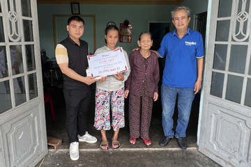Hơn 20 triệu đồng đến với gia đình bà Tâm ở Quảng Nam