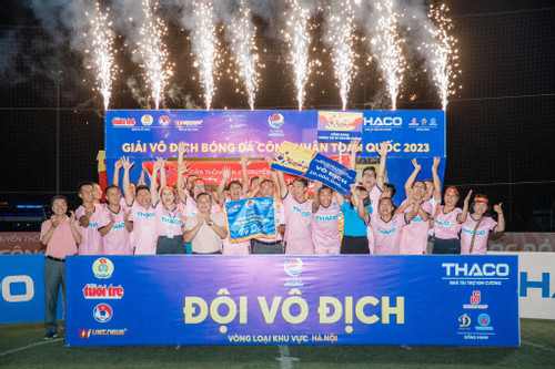 Công đoàn Thông tin - Truyền thông vô địch giải bóng đá công nhân tại Hà Nội