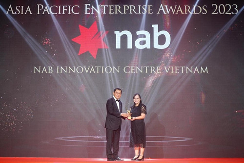 NAB Innovation Centre Vietnam wins two international awards