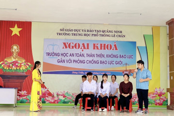 Xây dựng tình bạn đẹp, nói không với bạo lực học đường