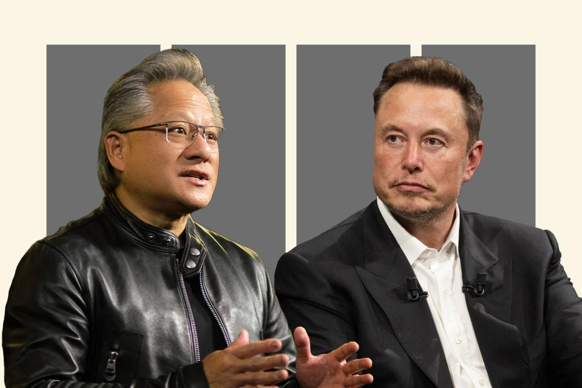 Elon Musk và Jensen Huang bất đồng về trí tuệ nhân tạo và việc làm