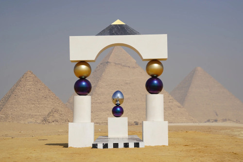 Triển lãm nghệ thuật tôn vinh Kim tự tháp Ai Cập