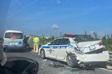 Bản tin chiều 8/11: Tài xế xe cấp cứu buồn ngủ, tông trúng xe CSGT trên cao tốc