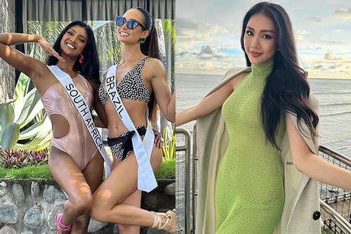 Miss Universe 2023: Dàn hoa hậu đọ dáng với bikini, Quỳnh Hoa đẹp sắc nét