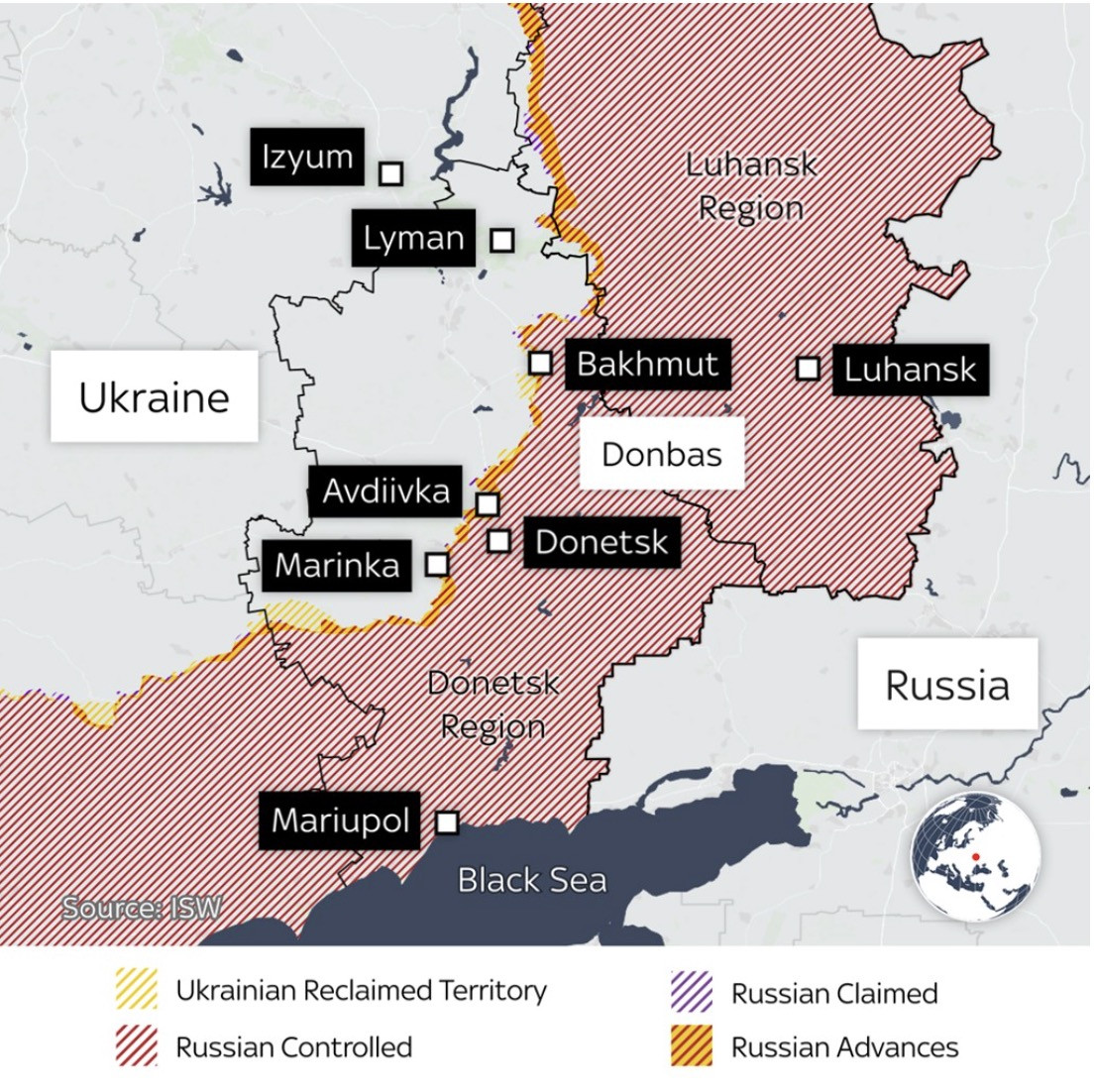 Nga và Ukraine giằng co quyết liệt ở Avdiivka