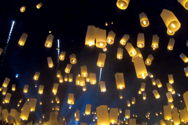 Chiêm ngưỡng lễ hội thả đèn huyền ảo, ngoạn mục nhất thế giới tại Thái Lan